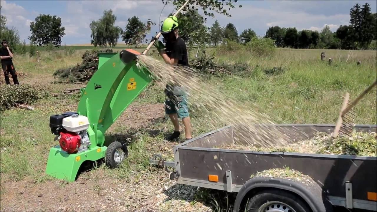 Rozdrabniacz do gałęzi Laski LS 95 widok ogólny